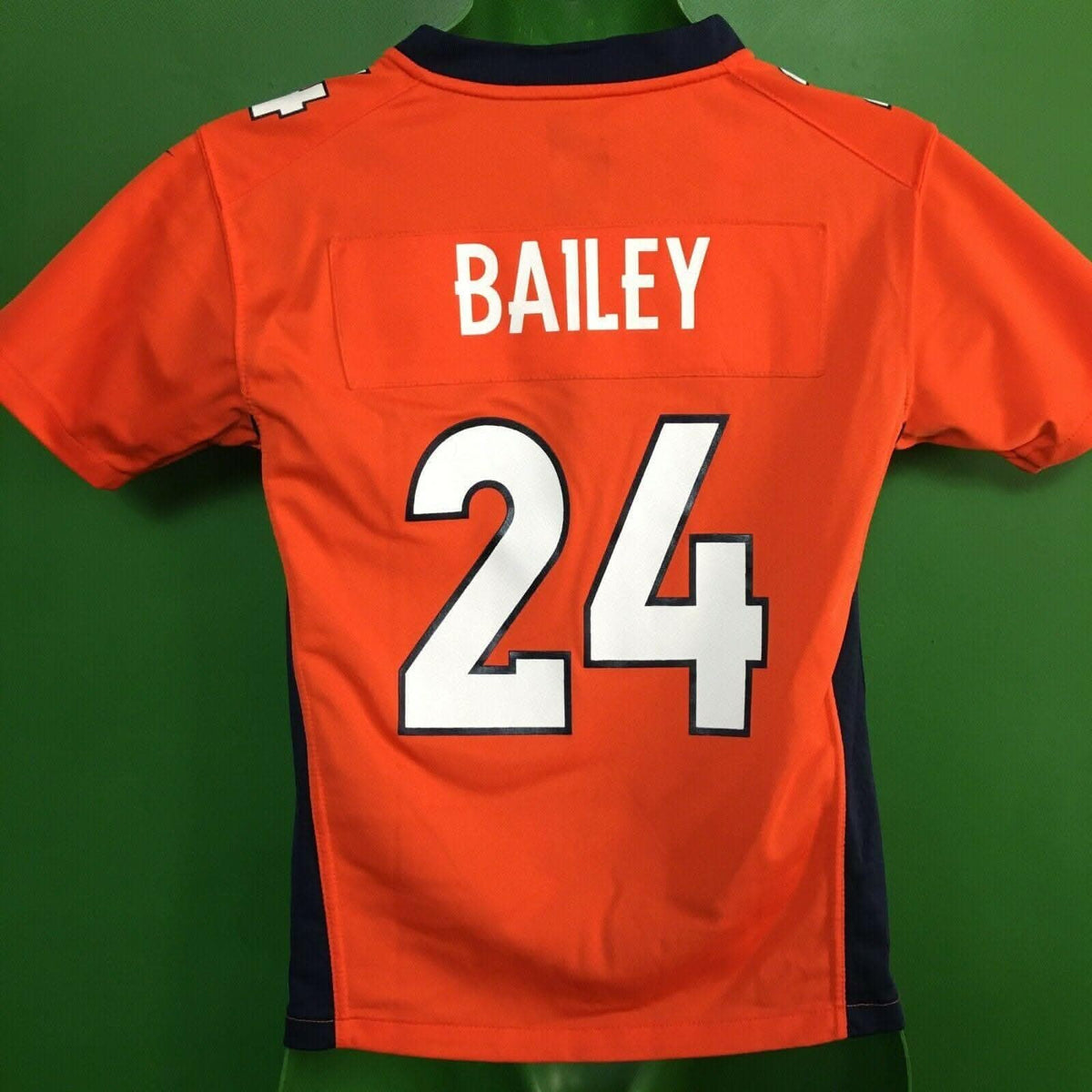 NFL Denver Broncos Champ Bailey #24 Game Jersey Youth Medium 10-12