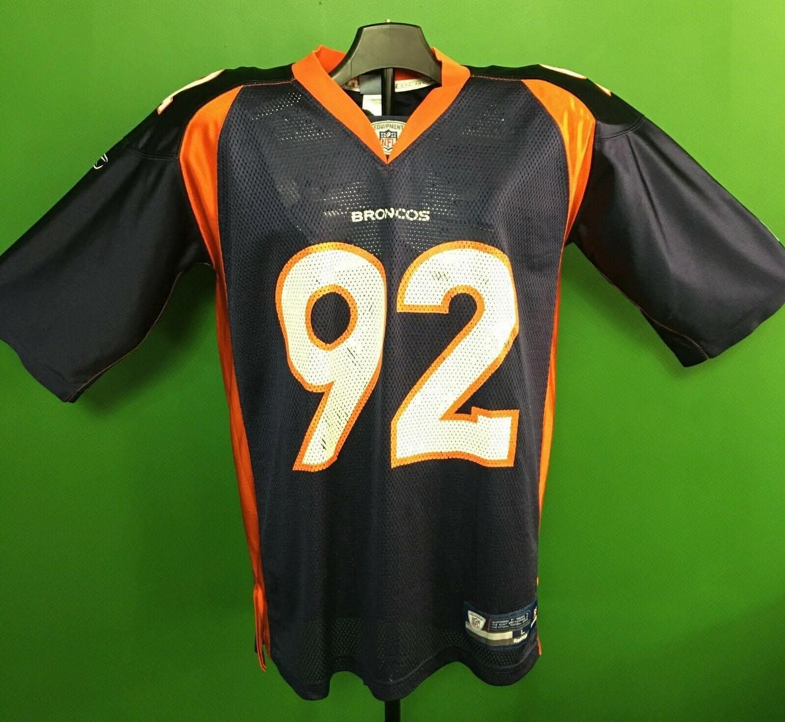 NFL Denver Broncos Elvis Dumervil #92 Jersey Men's Large