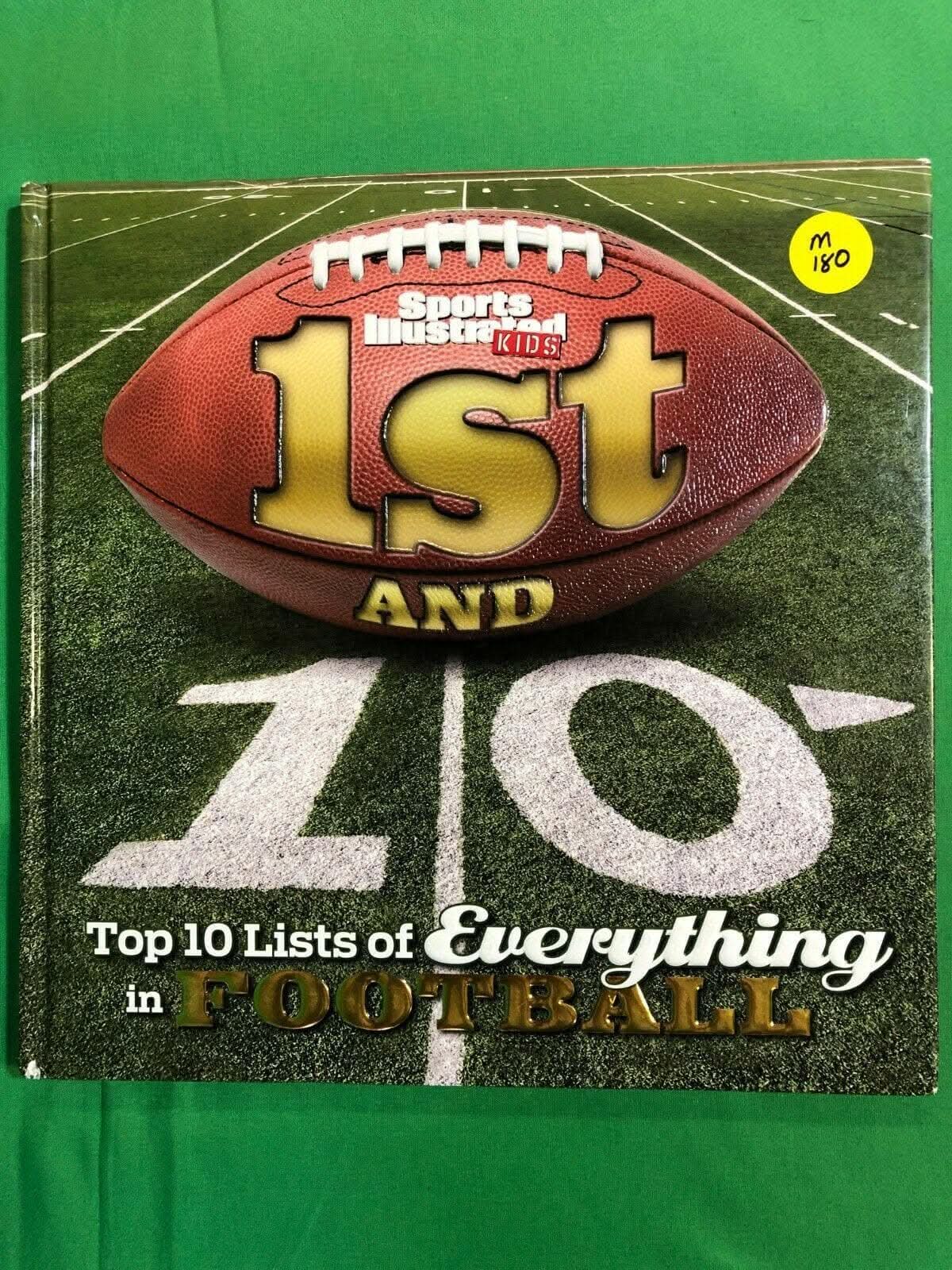 NFL Sports Illustrated Kids "1st and 10 Top 10 Lists of Everything in American Football"