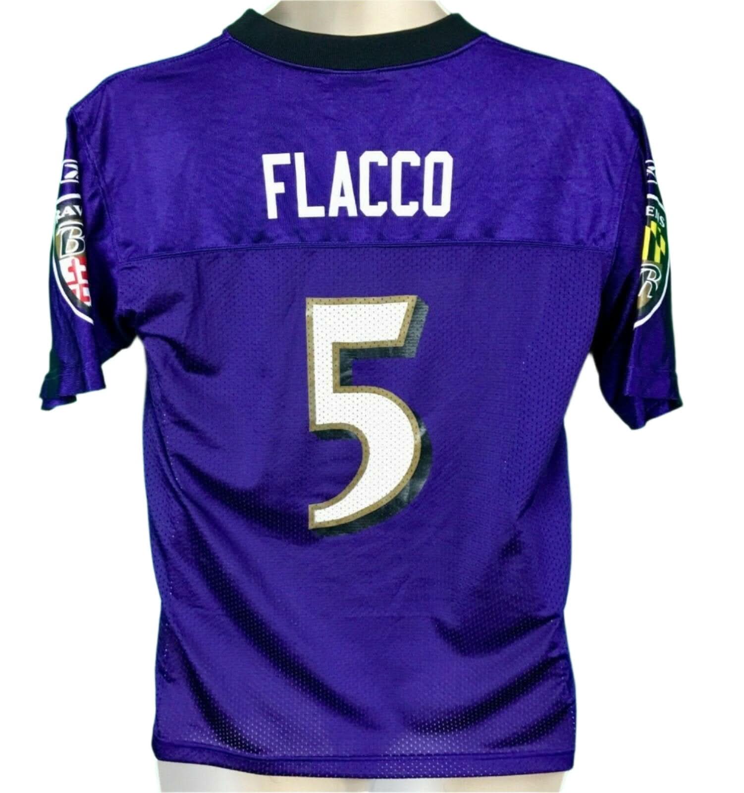 NFL Baltimore Ravens Joe Flacco #5 Jersey Youth Large 14-16