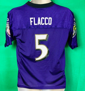 NFL Baltimore Ravens Joe Flacco #5 Reebok Jersey Youth Large 14-16