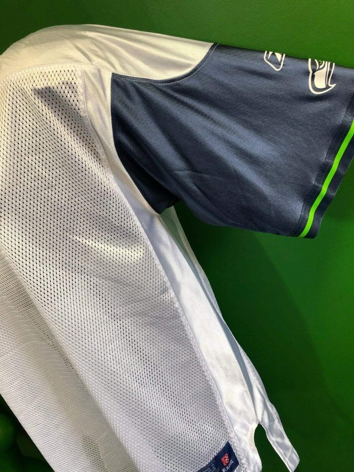 NFL Seattle Seahawks On Field Plain Blank Jersey Men's Large