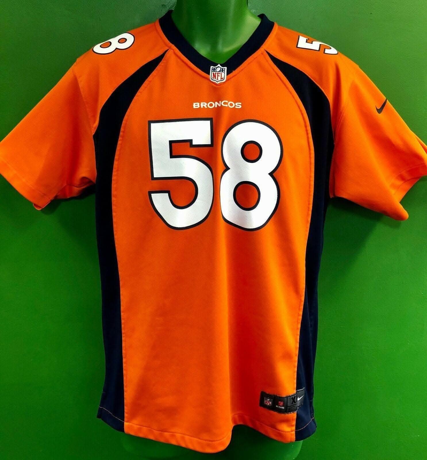 NFL Denver Broncos Von Miller #58 Game Jersey Youth X-Large 18-20