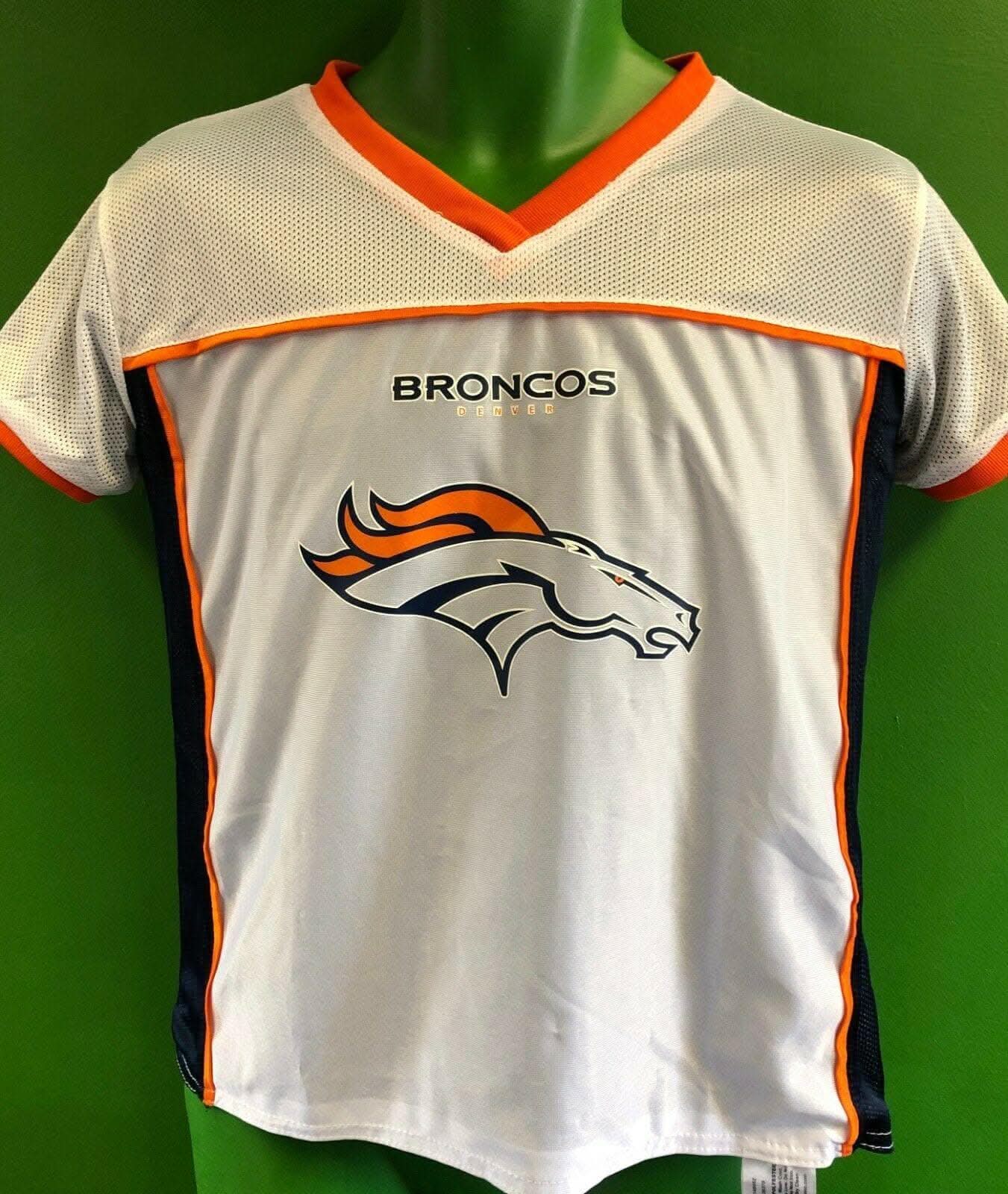 NFL Denver Broncos Reversible Flag Football Jersey Youth Medium 10-12