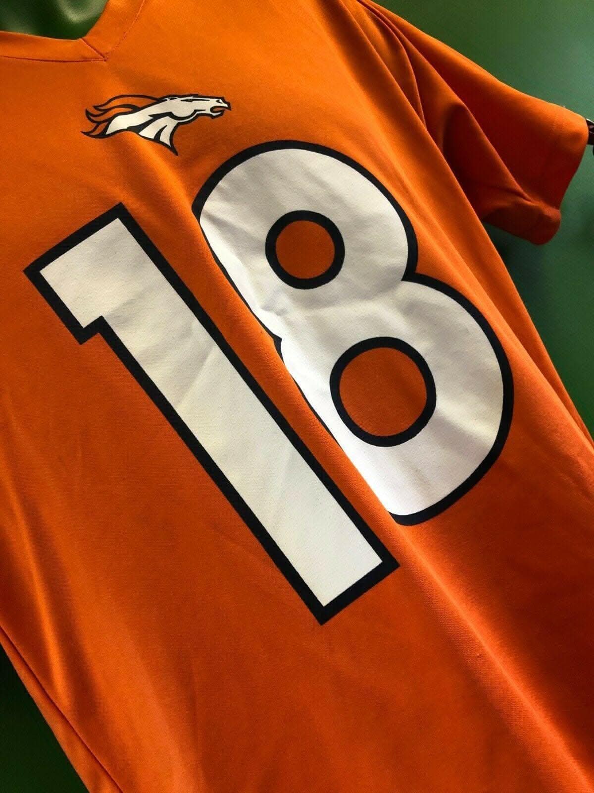 NFL Denver Broncos Peyton Manning #18 Jersey Top Youth X-Large 18-20