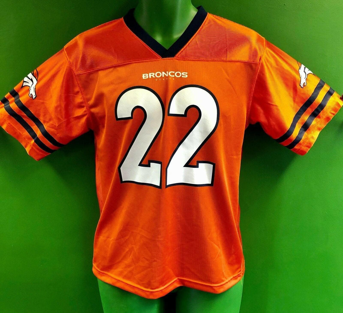 NFL Denver Broncos CJ Anderson #22 Jersey Youth Large 14-16