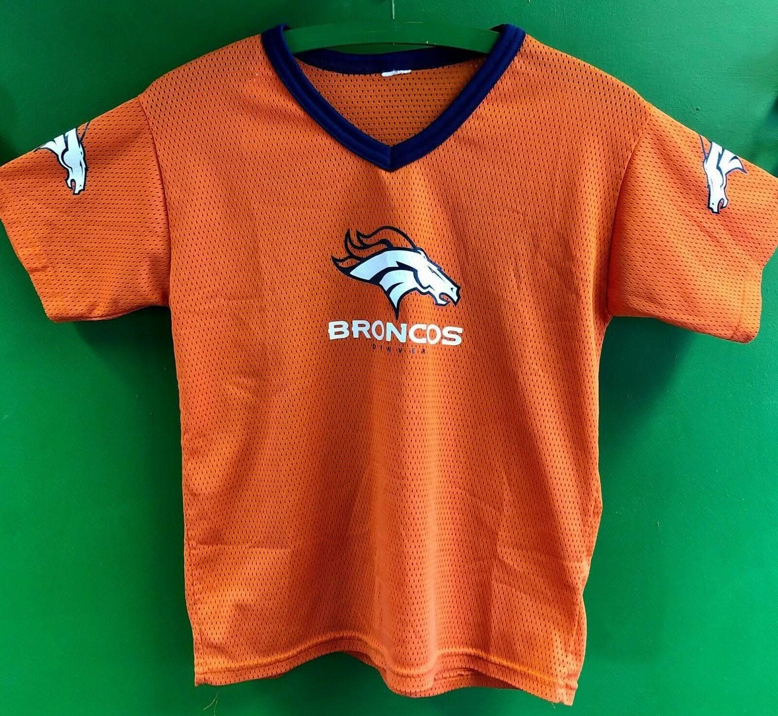 NFL Denver Broncos Franklin Mesh Jersey Top Youth Medium 10-12
