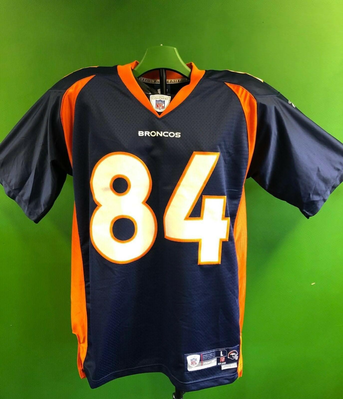 NFL Denver Broncos Javon Walker #84 On Field Stitched Jersey Men's Large