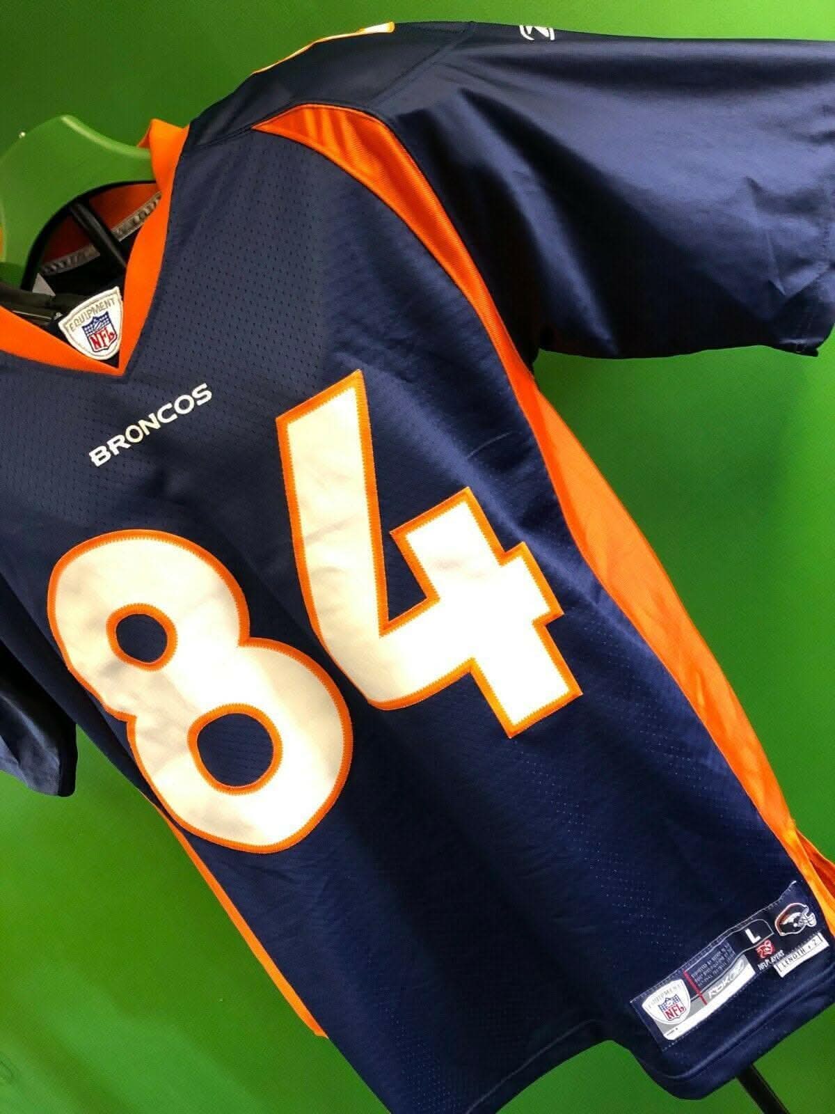 NFL Denver Broncos Javon Walker #84 On Field Stitched Jersey Men's Large