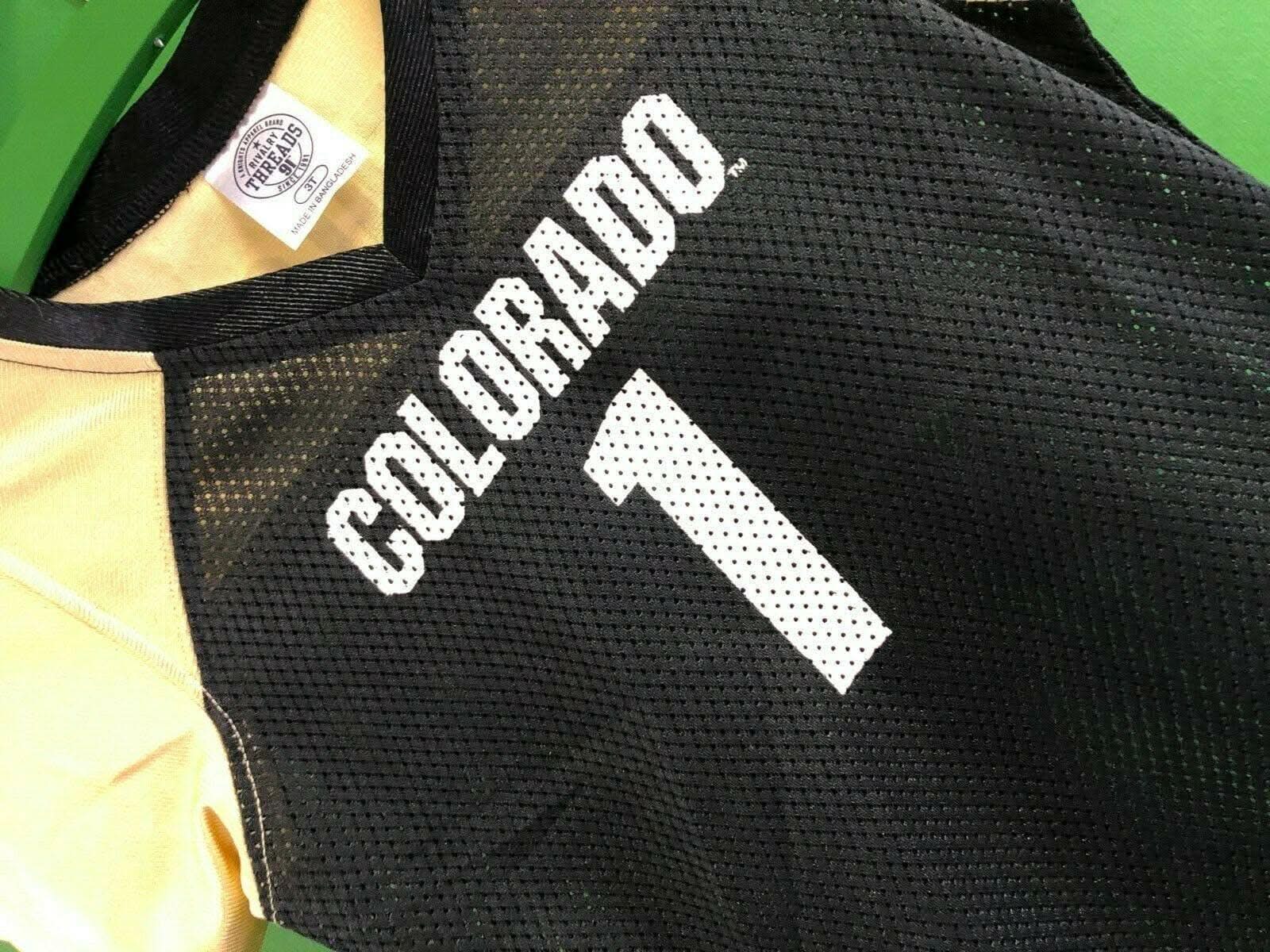 NCAA Colorado Buffaloes #1 Jersey Toddler 3T