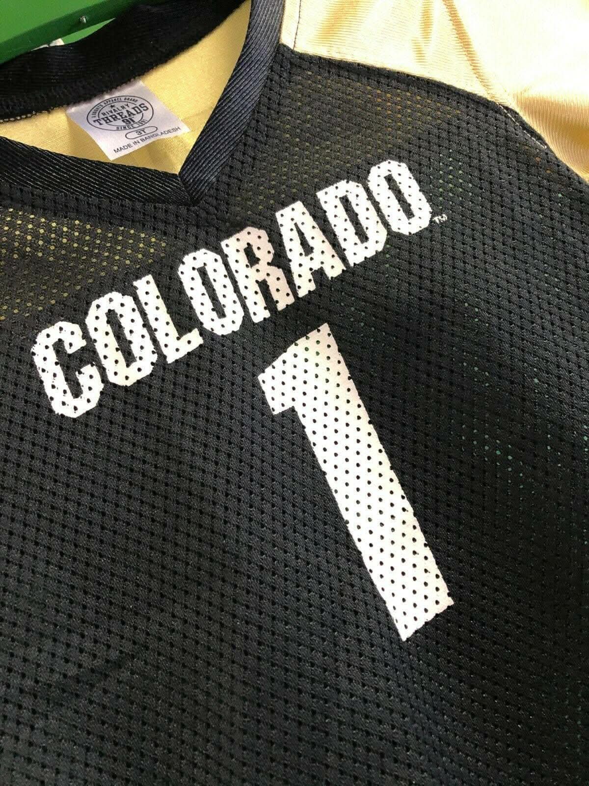 NCAA Colorado Buffaloes #1 Jersey Toddler 3T
