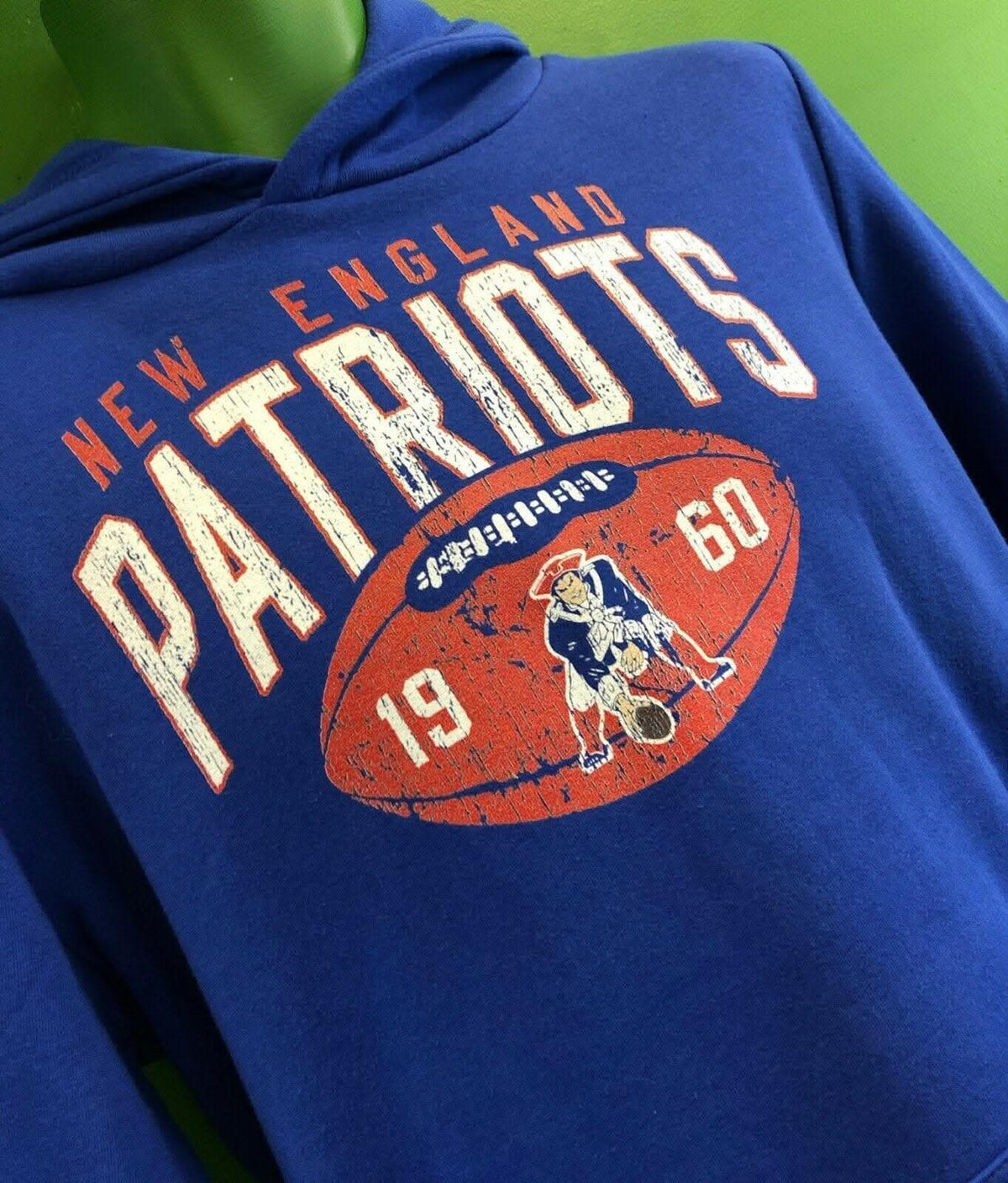 NFL New England Patriots Fanatics Throwback Hoodie Youth X-Large NWT