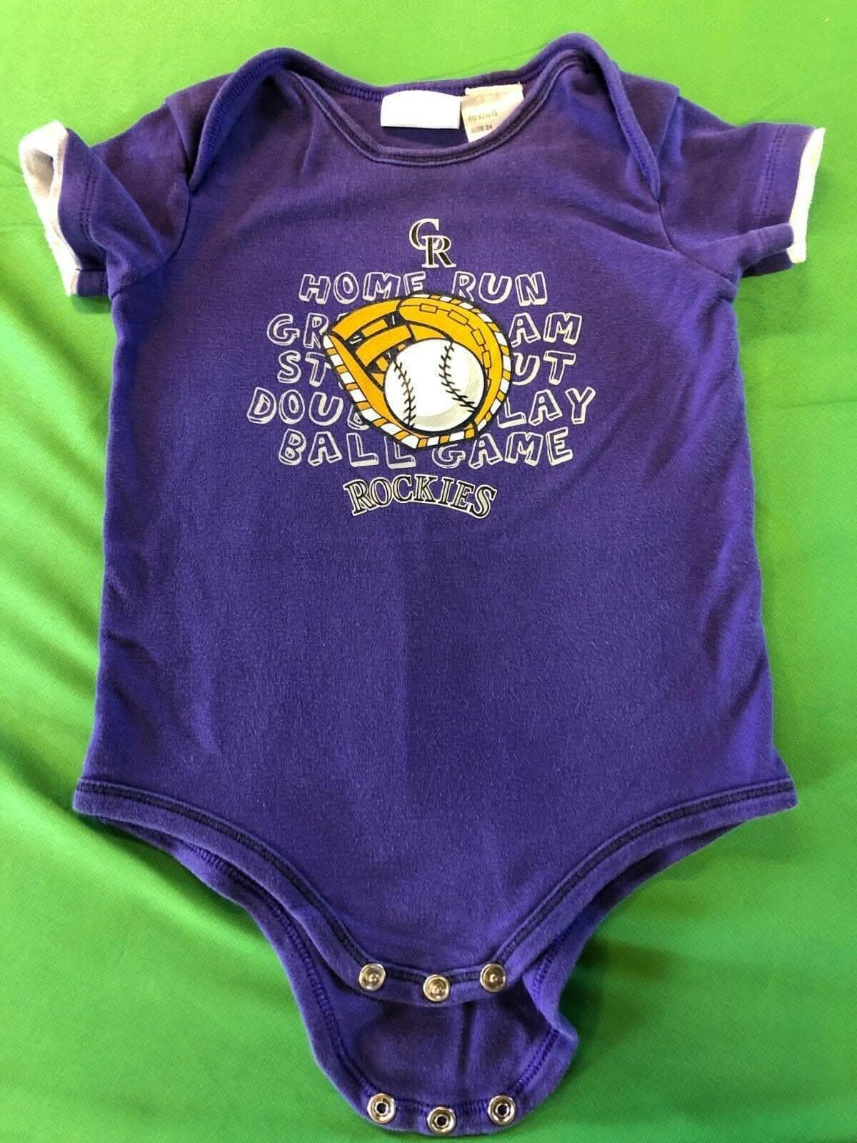 MLB Colorado Rockies Baseball Glove Bodysuit/Vest 18 Months