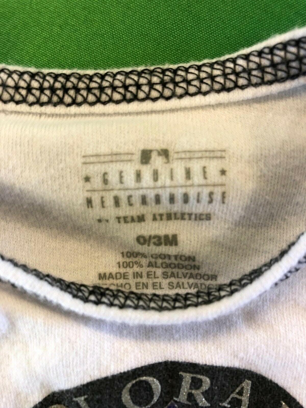 MLB Colorado Rockies Set of 2 Bodysuits/Vests Newborn 0-3 Months