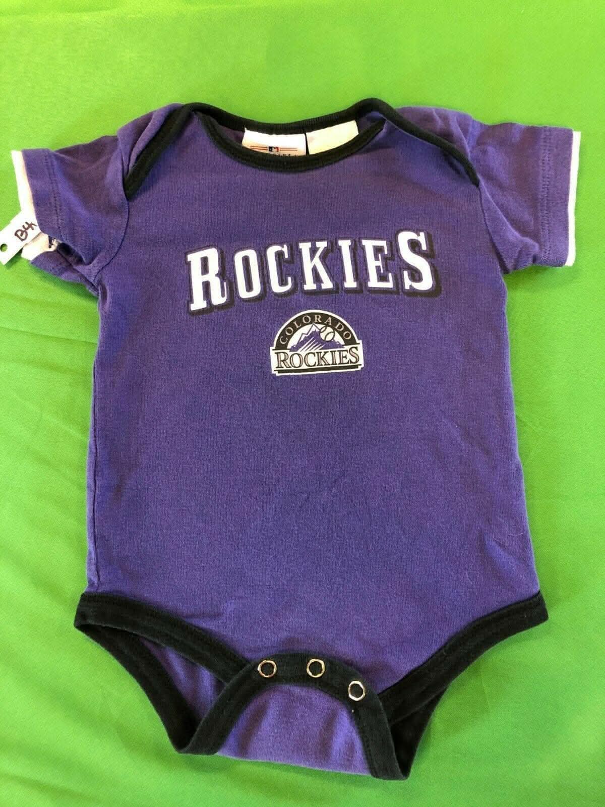 MLB Colorado Rockies Vintage Bodysuit/Vest 6-9 Months