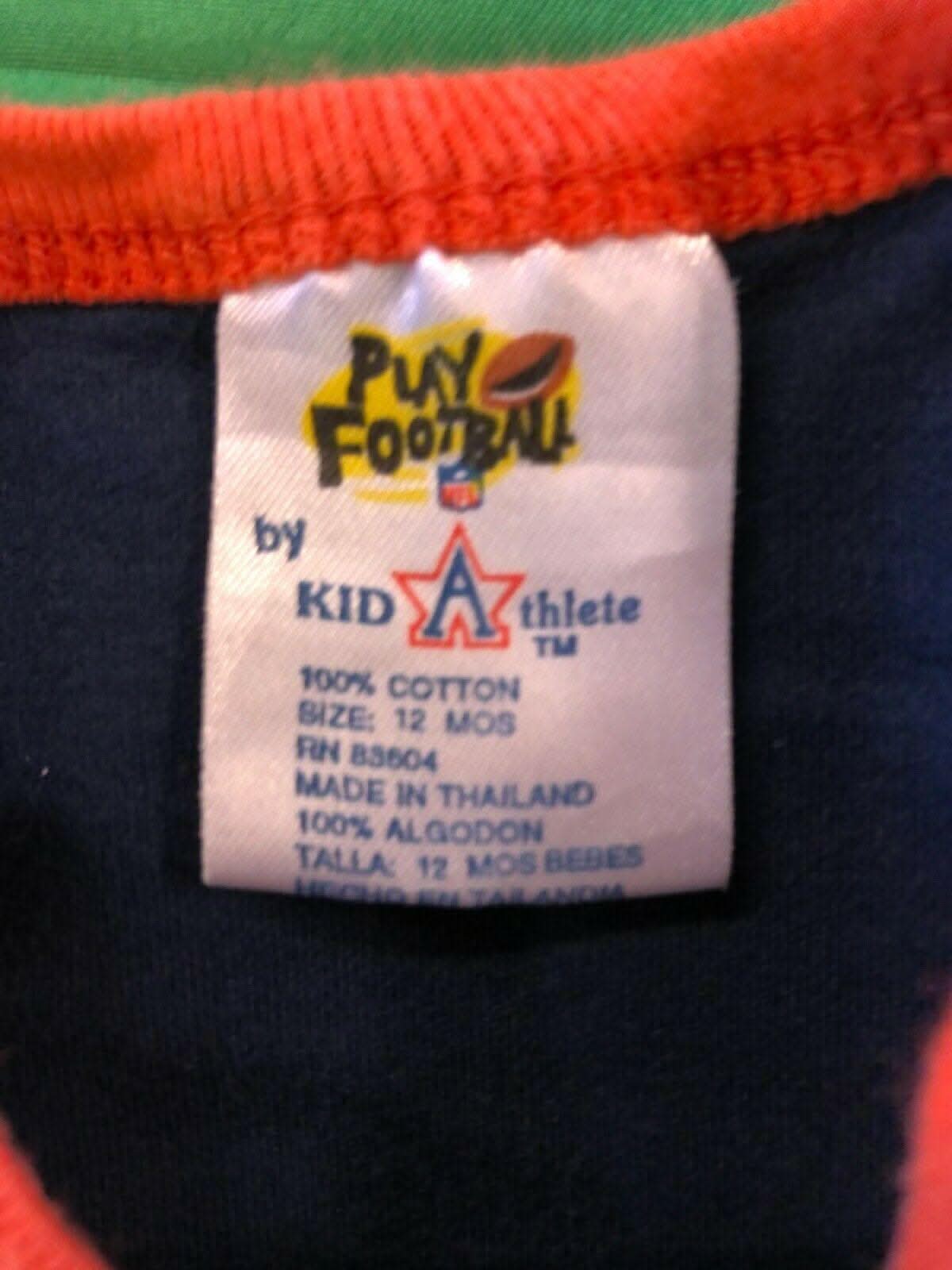 NFL Denver Broncos Vintage Bodysuit/Vest 12 Months