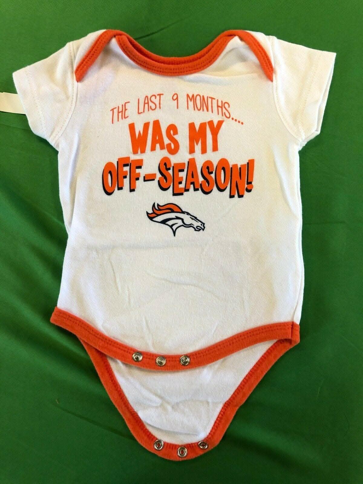 NFL Denver Broncos "Last 9 months" Bodysuit/Vest 3-6 Months