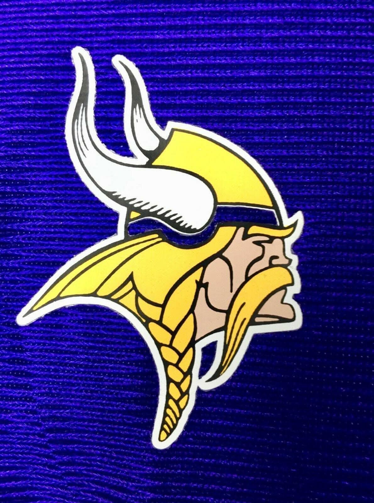 NFL Minnesota Vikings #00 Glittery Girls' Jersey Youth Large 14-16