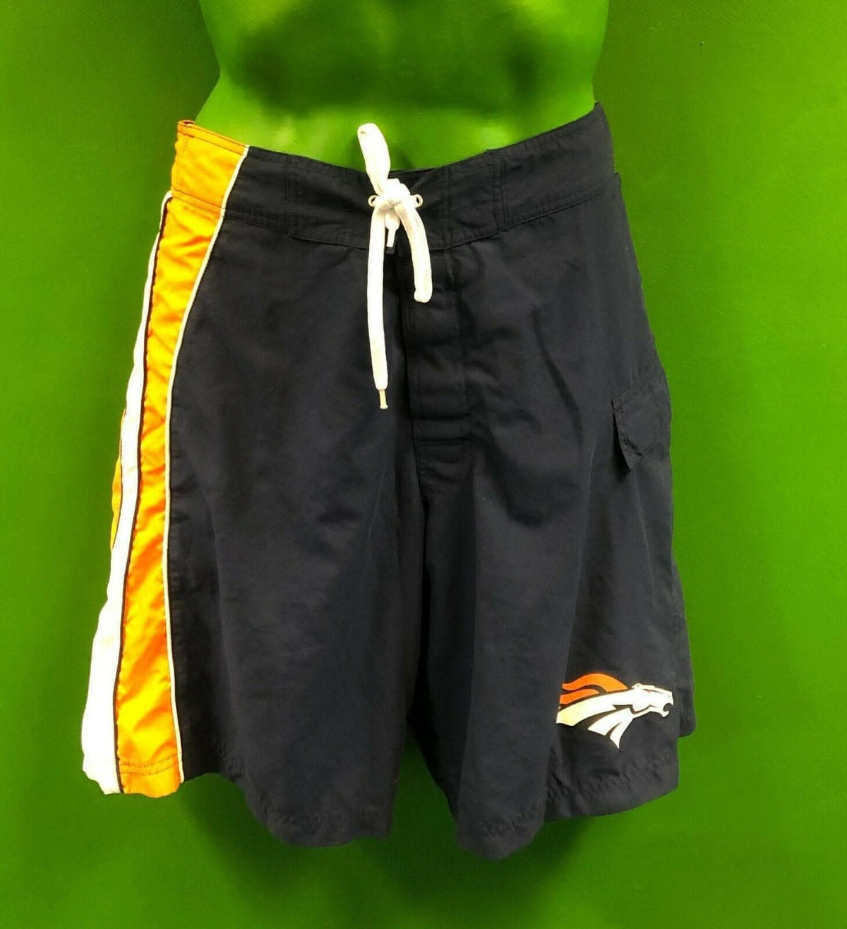 NFL Denver Broncos Swim/Bathing Trunks Men's Medium