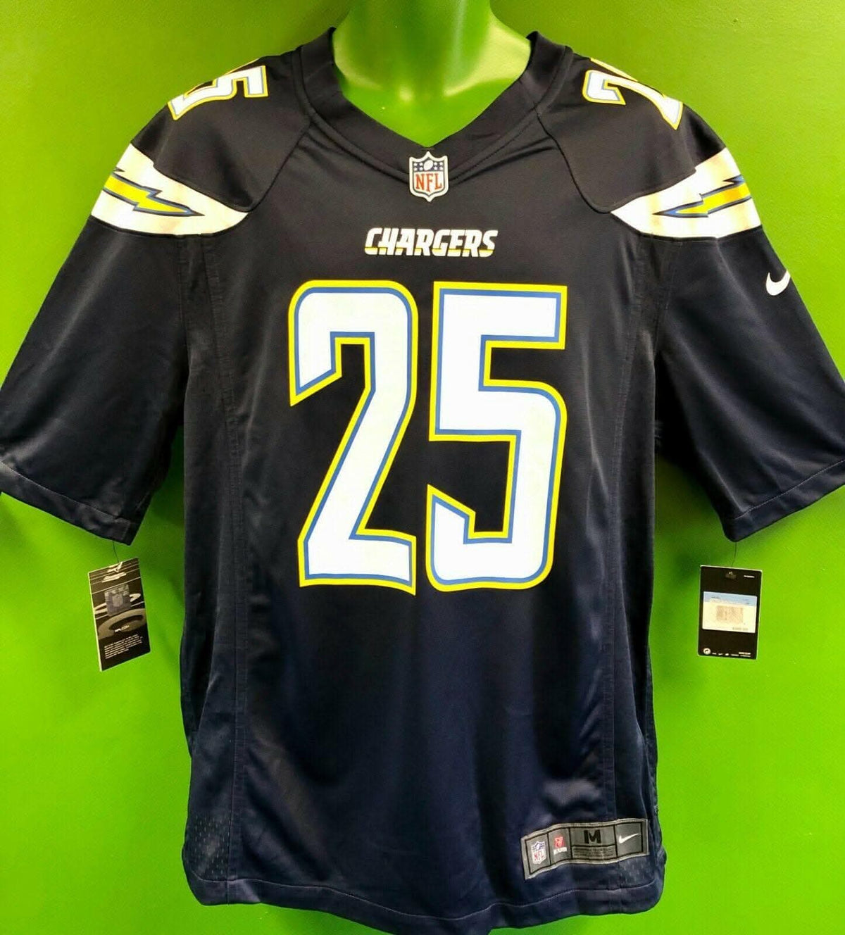 NFL Los Angeles Chargers Melvin Gordon III #25 Game Jersey Men's X-Large NWT