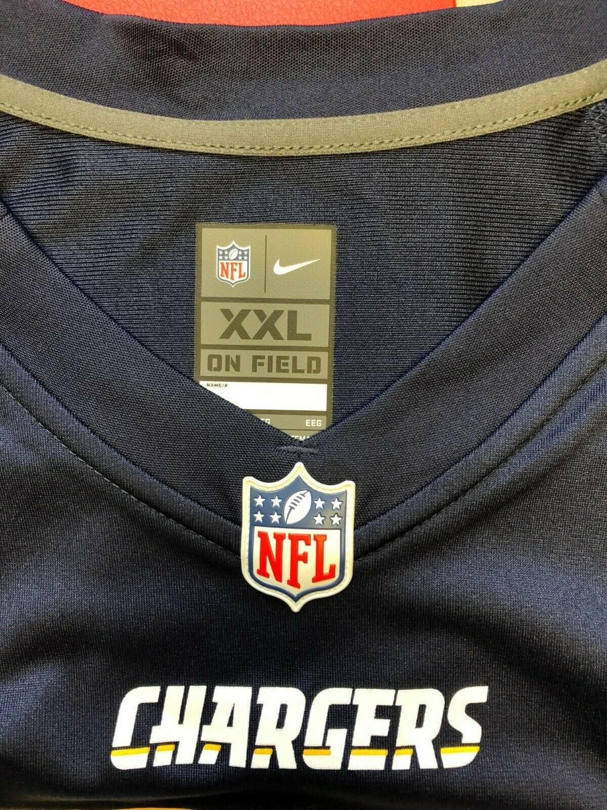 NFL Los Angeles Chargers Melvin Gordon III #25 Game Jersey Men's 2X-Large NWT