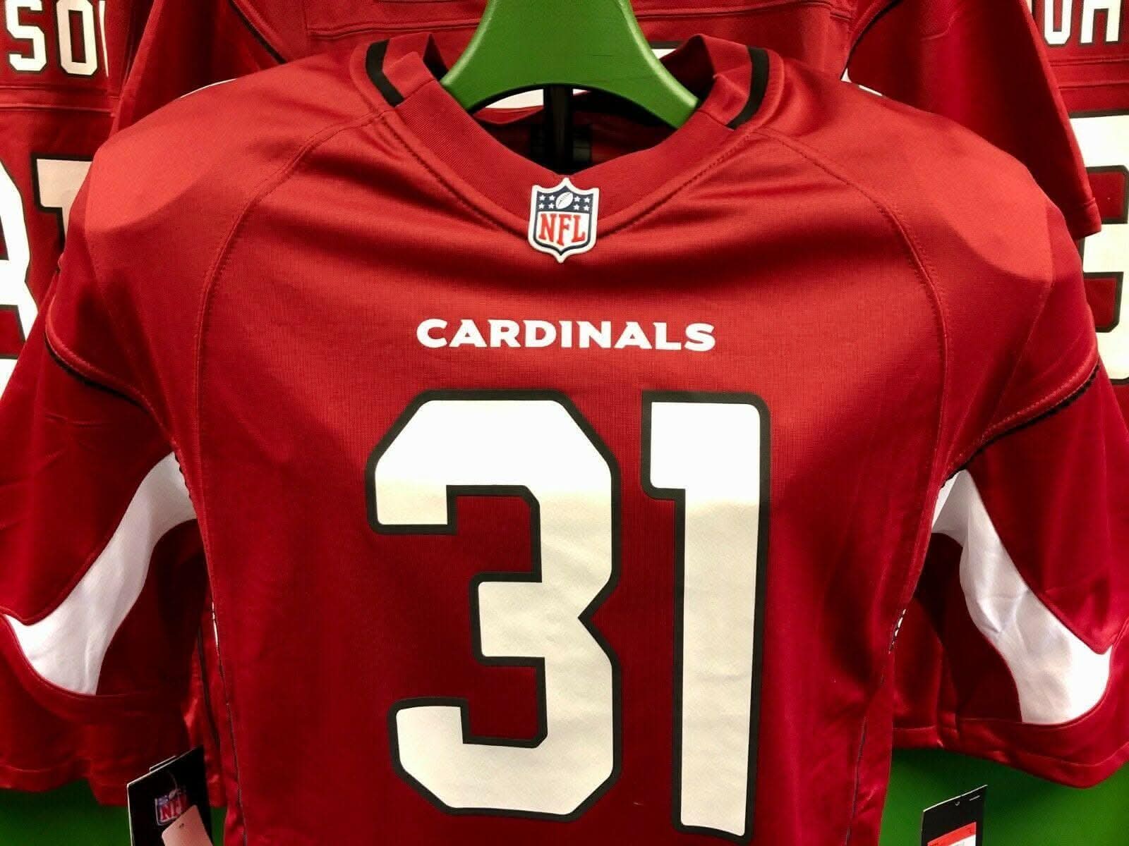 NFL Arizona Cardinals Johnson #31 Game Jersey Men's Large NWT