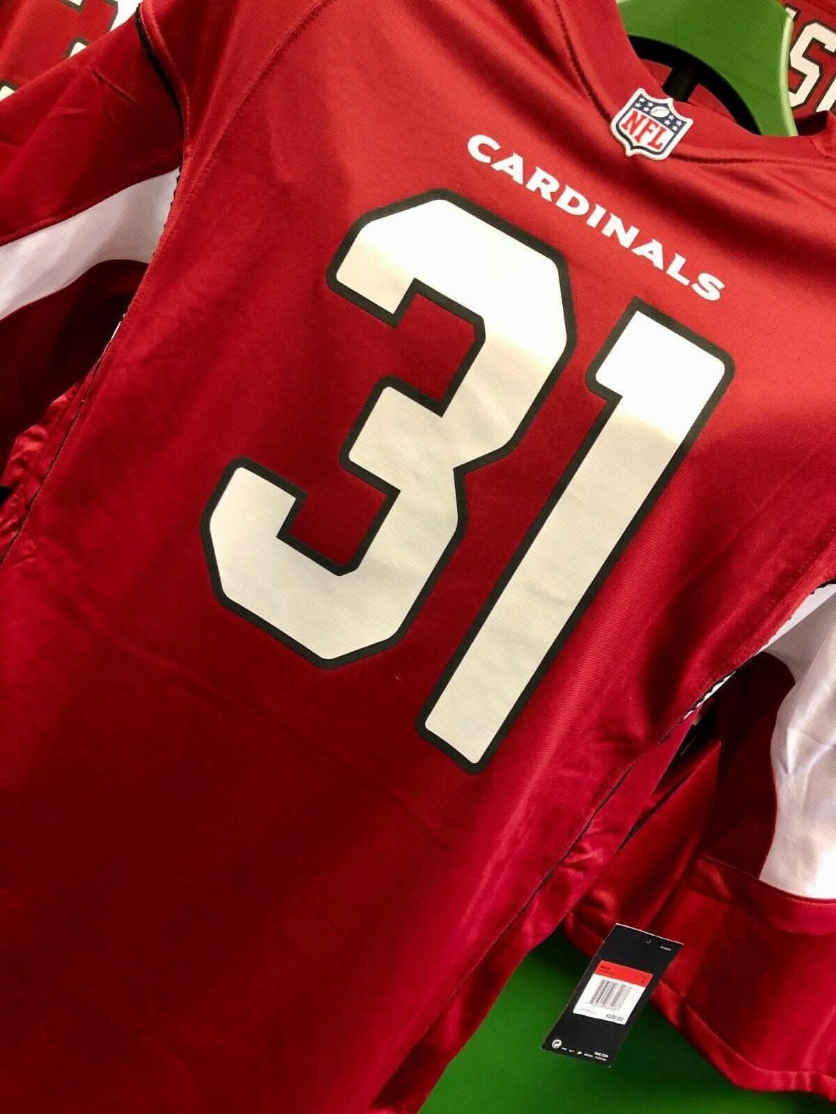 NFL Arizona Cardinals Johnson #31 Game Jersey Men's Large NWT