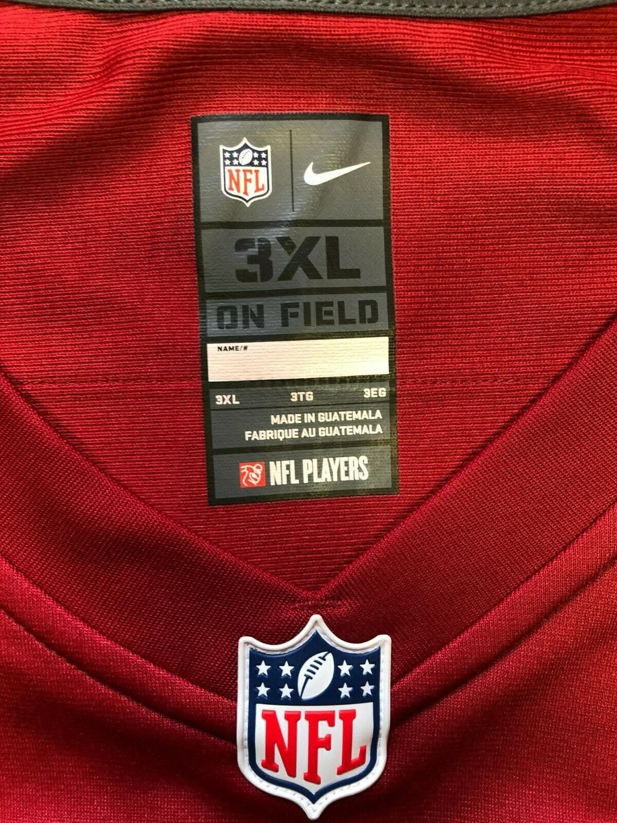 NFL Arizona Cardinals Johnson #31 Game Jersey Men's XXXL 3X-Large NWT