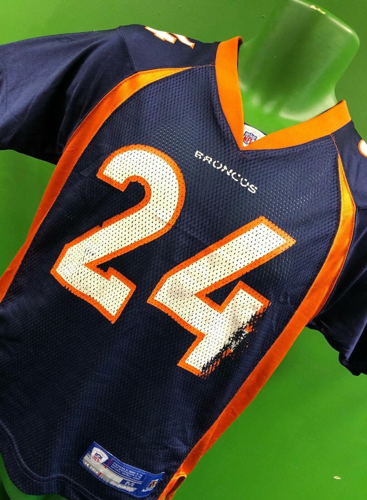 NFL Denver Broncos Champ Bailey #24 Reebok Jersey Youth Medium 10-12