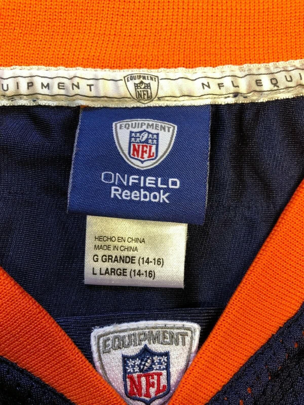 NFL Denver Broncos Champ Bailey #24 Reebok Jersey Youth Large 14-16