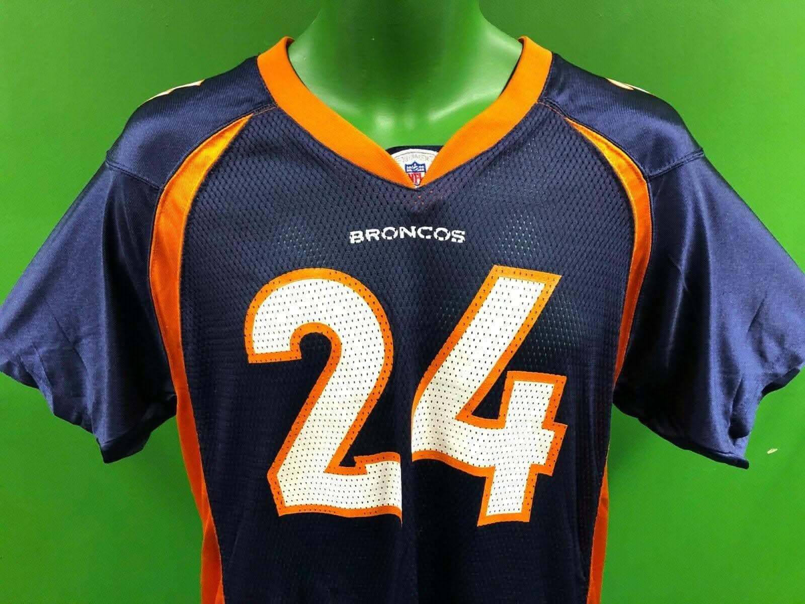 NFL Denver Broncos Champ Bailey #24 Reebok Jersey Youth Large 14-16