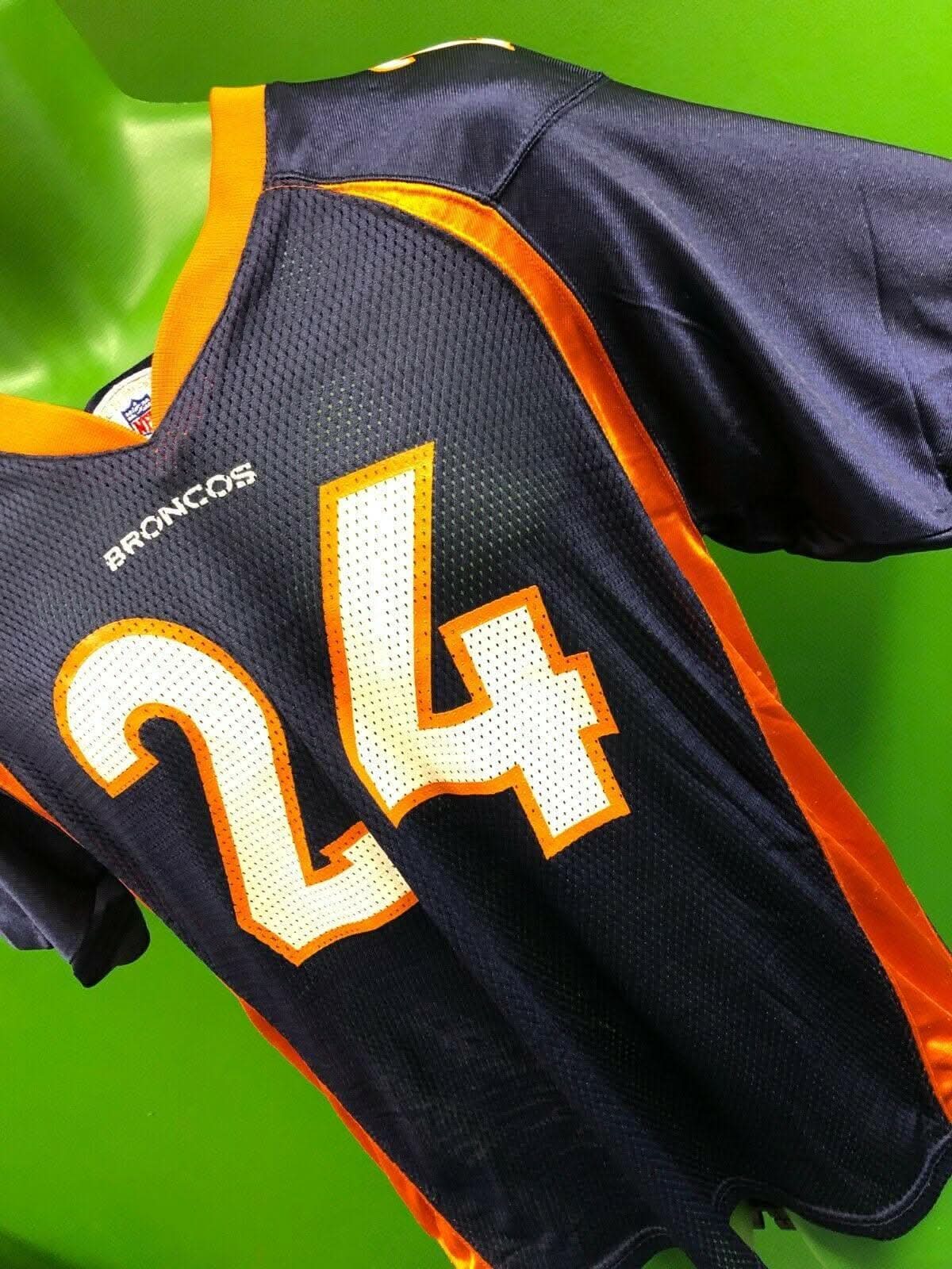 NFL Denver Broncos Champ Bailey #24 Reebok Jersey Youth Large 14-16
