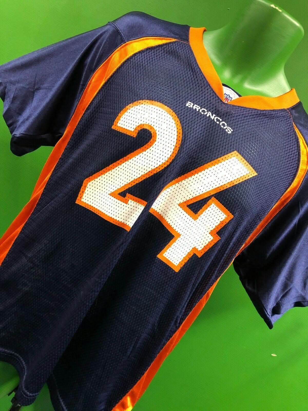 NFL Denver Broncos Champ Bailey #24 Reebok Jersey Youth Large 14-16