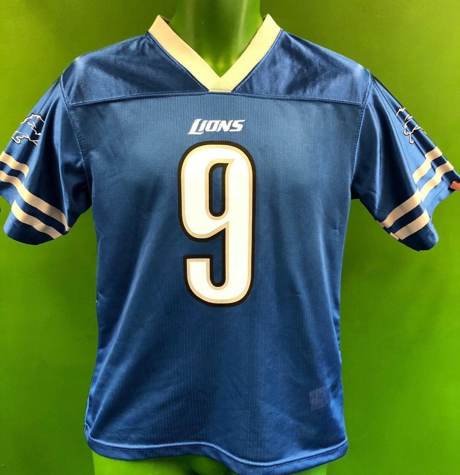 NFL Detroit Lions Matt Stafford #9 Jersey Youth XL 14-16