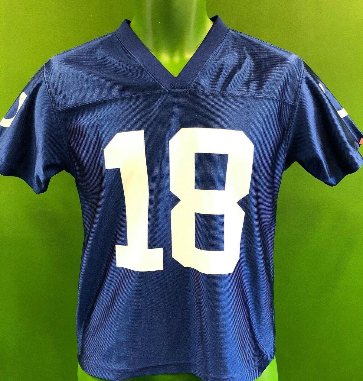 NFL Indianapolis Colts Peyton Manning #18 Jersey Youth Medium 10-12