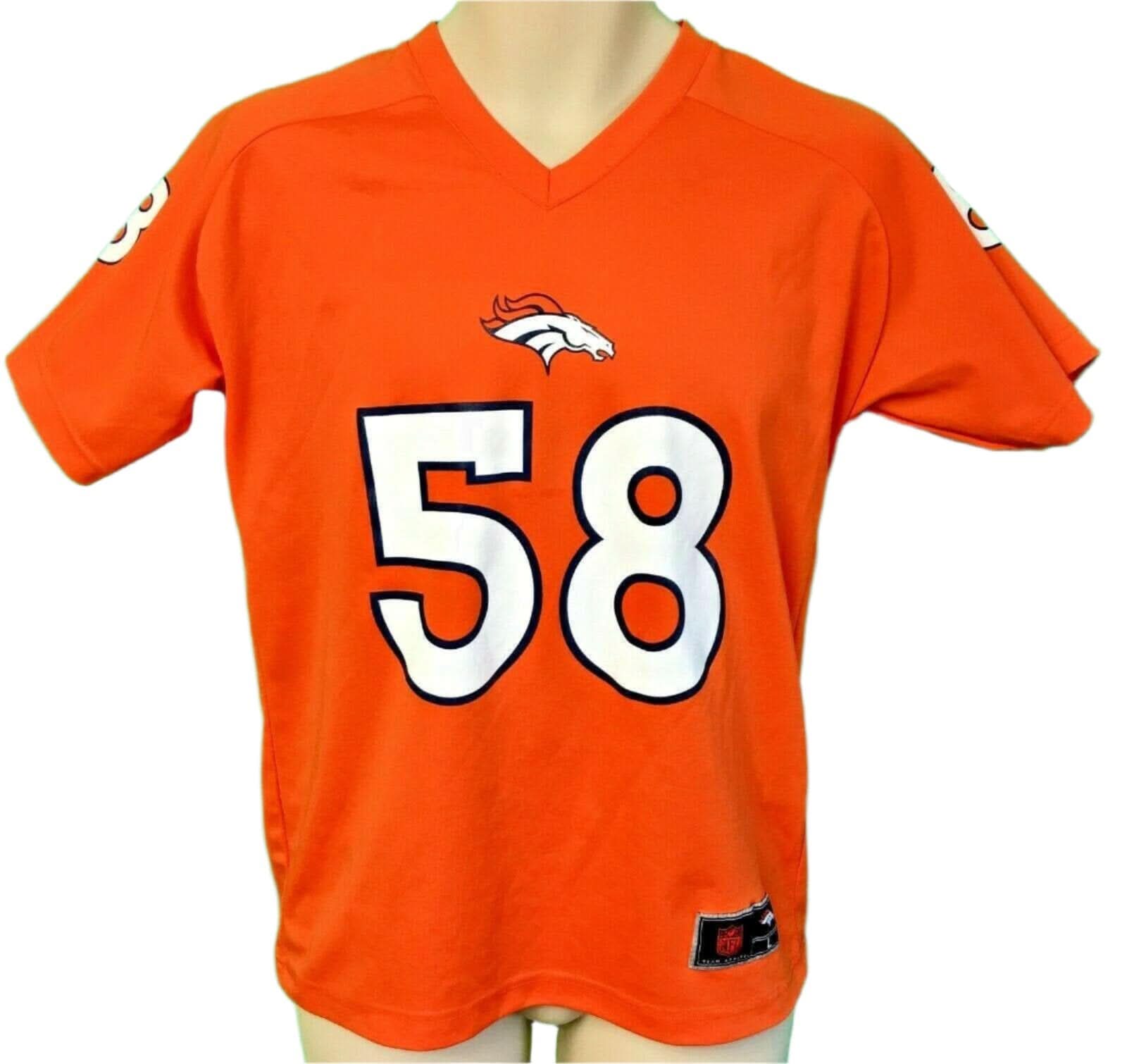NFL Denver Broncos Von Miller #58 Jersey-Style Top Youth Large 14-16