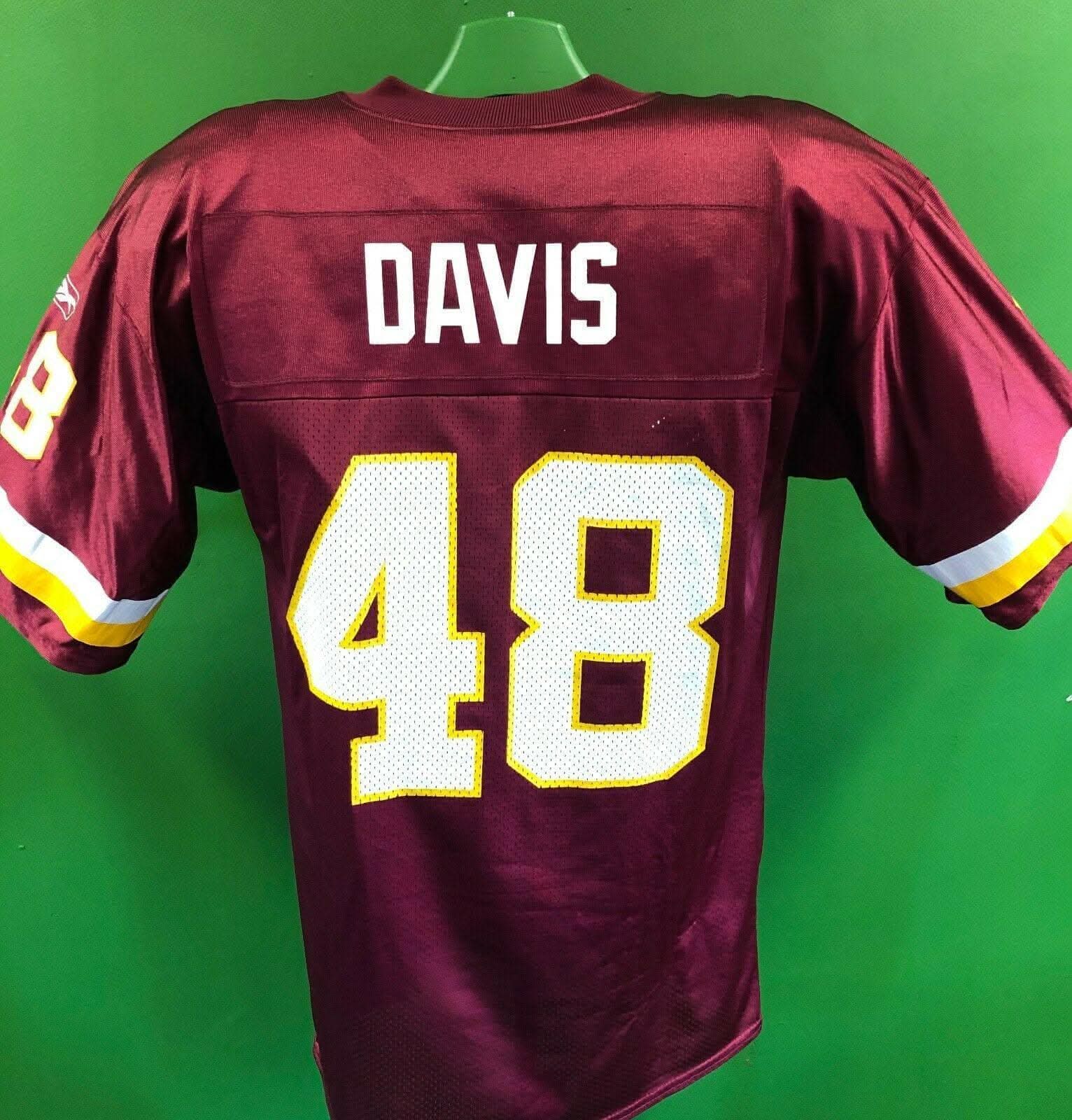 NFL Washington Commanders (Redskins) Davis #48 Reebok Jersey Men's Large