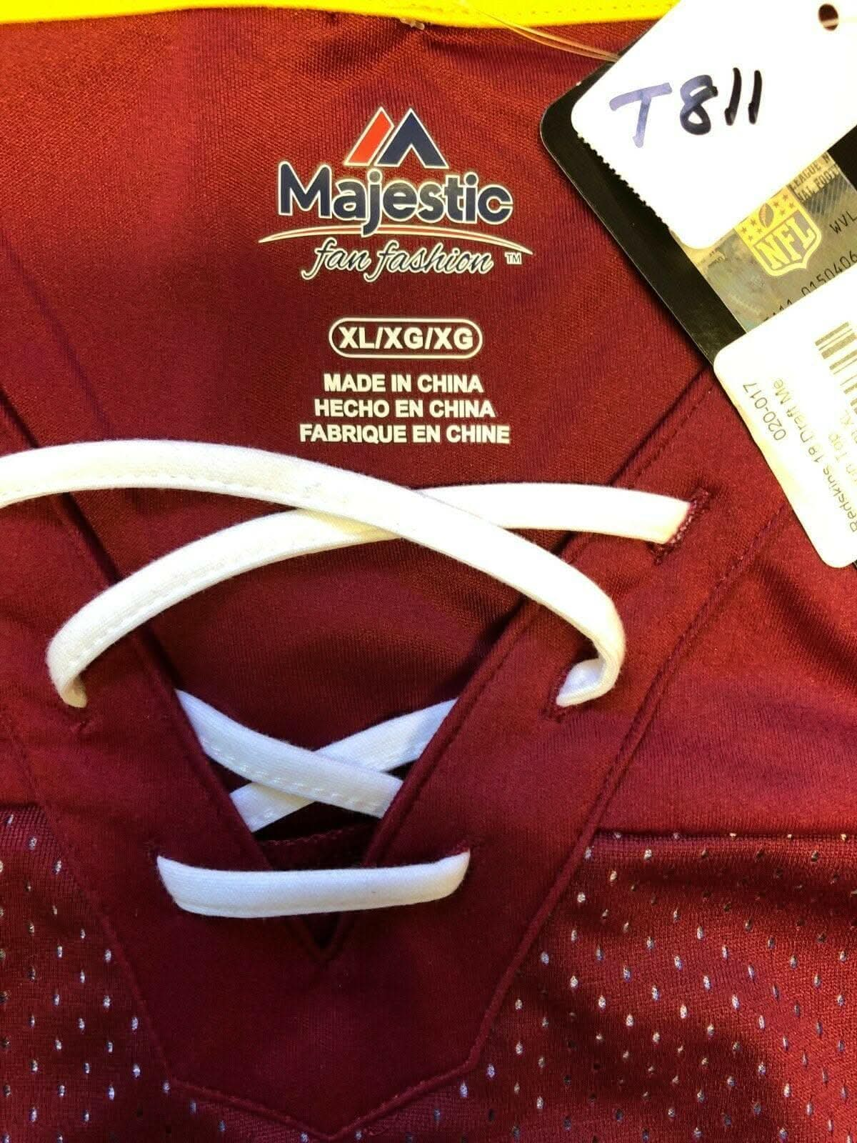 NFL Washington Commanders (Redskins) Majestic Top Women's X-Large NWT