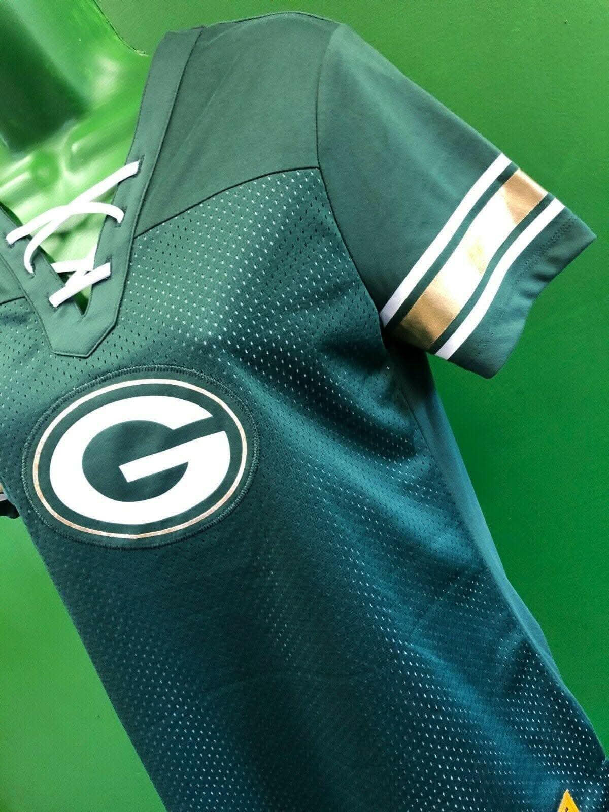 NFL Green Bay Packers Majestic Draft Me Top Women's Small NWT
