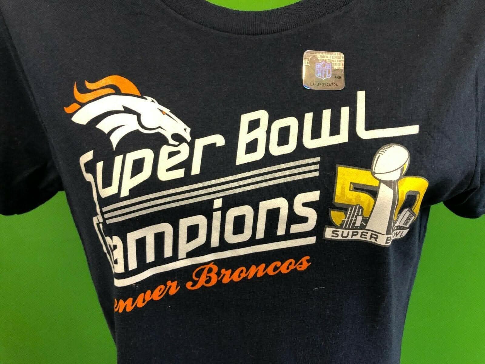 NFL Denver Broncos Super Bowl 50 Champions Girls' Medium 8-10 NWT