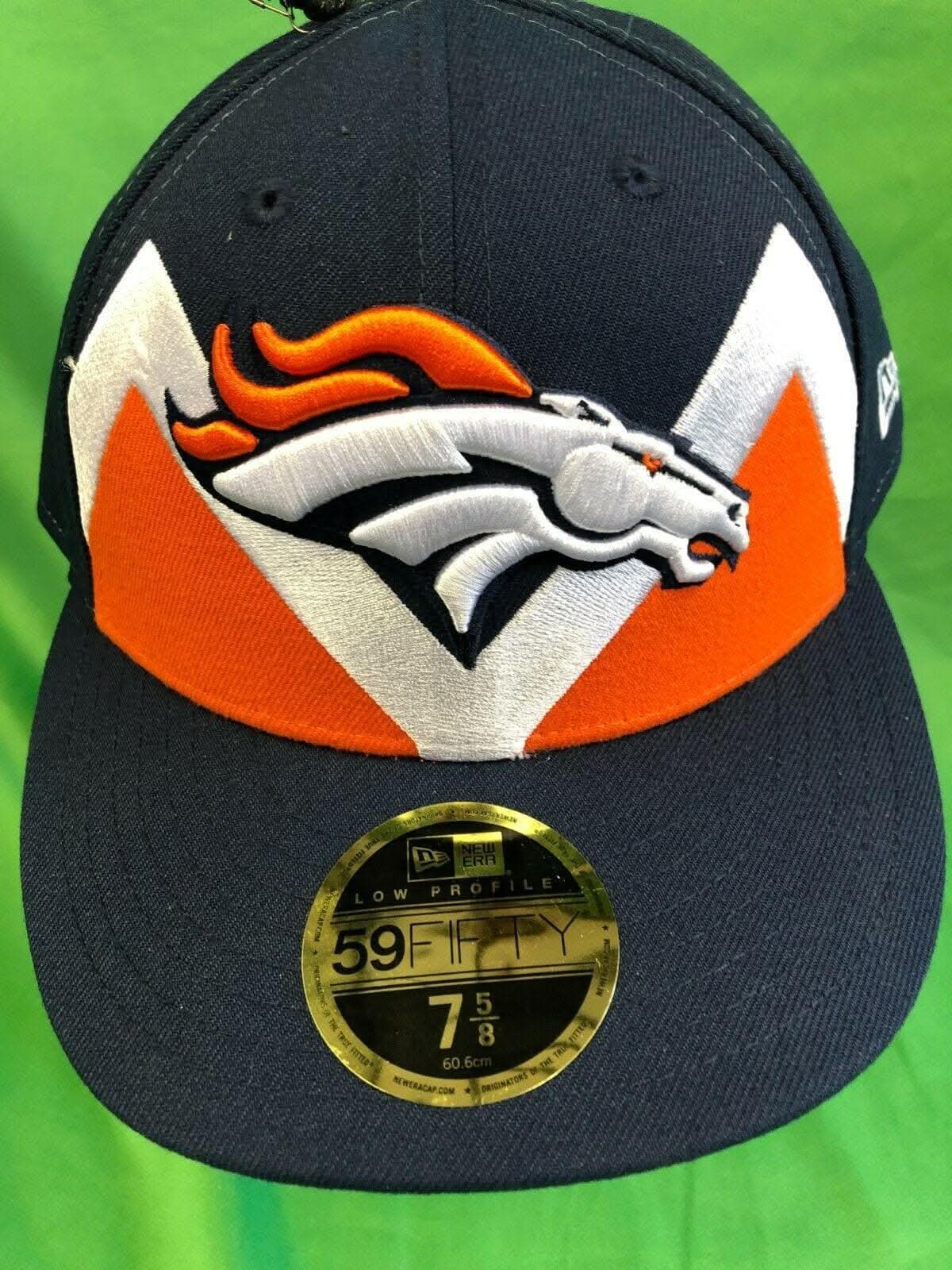NFL Denver Broncos New Era 59FIFTY 2019 Draft Hat/Cap NWT 7-5/8