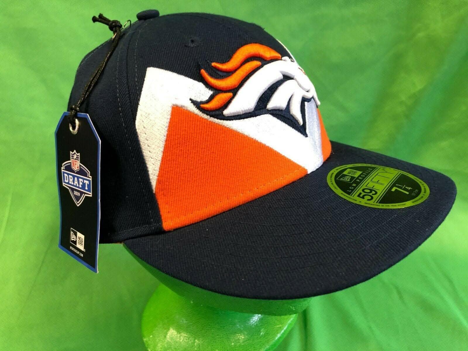 NFL Denver Broncos New Era 59FIFTY 2019 Draft Hat/Cap NWT 7-1/4