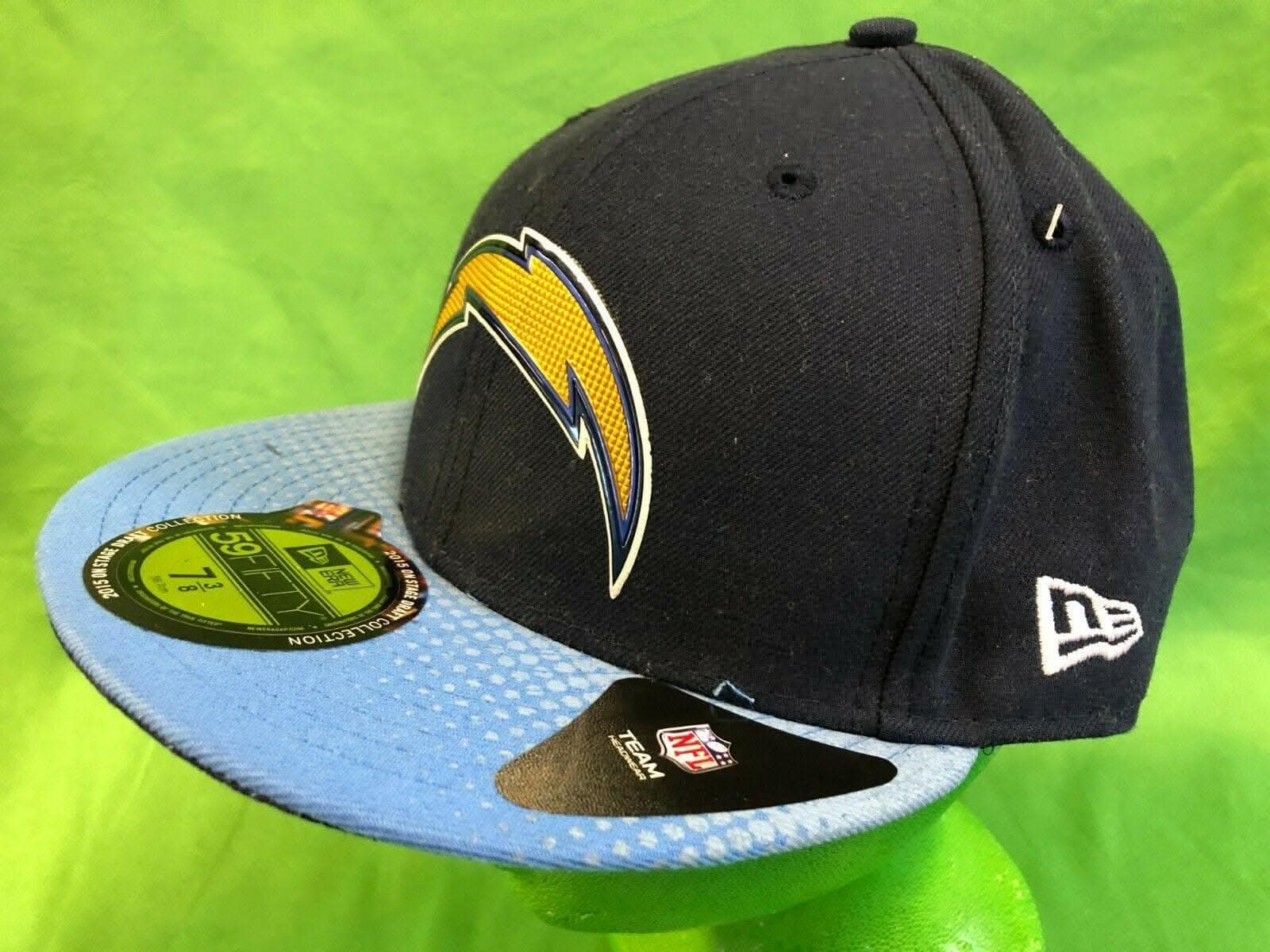 NFL Los Angeles Chargers New Era 59FIFTY 2015 Draft Hat/Cap NWT 7-3/8