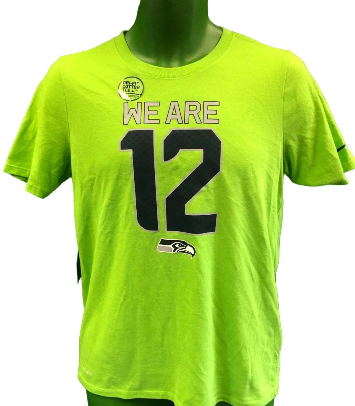 NFL Seattle Seahawks Dri-Fit "We are 12" T-Shirt Youth Large 14-16 NWOT