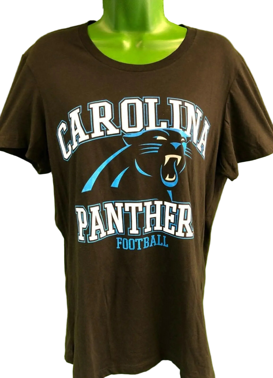 NFL Carolina Panthers Beautiful Black T-Shirt Women's X-Large NWT