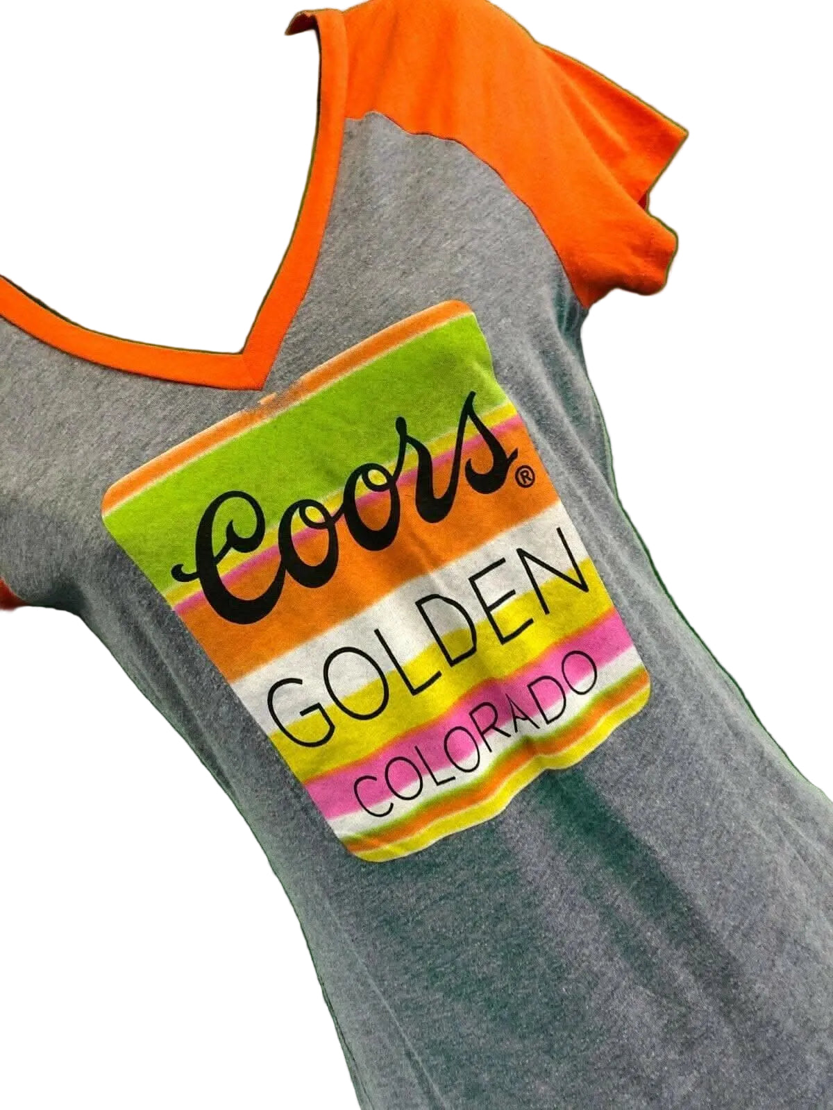 Retro Coors Beer Women's T-Shirt Size Small Cool!