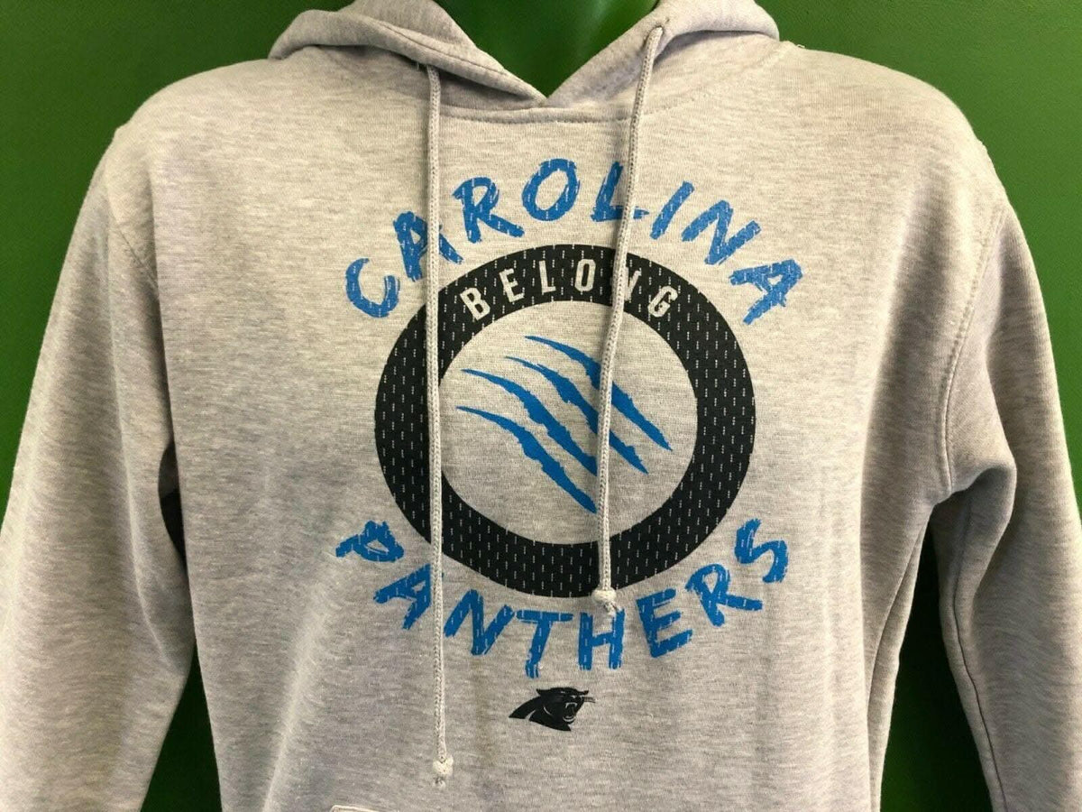 NFL Carolina Panthers Fanatics Grey Hoodie Pullover Men's Small NWOT