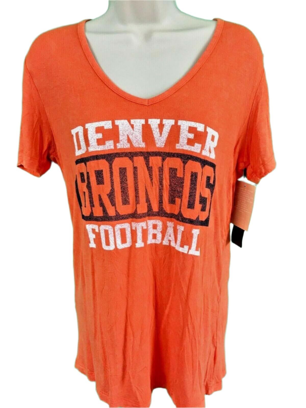 NFL Denver Broncos 5th & Ocean T-Shirt Women's Small NWT