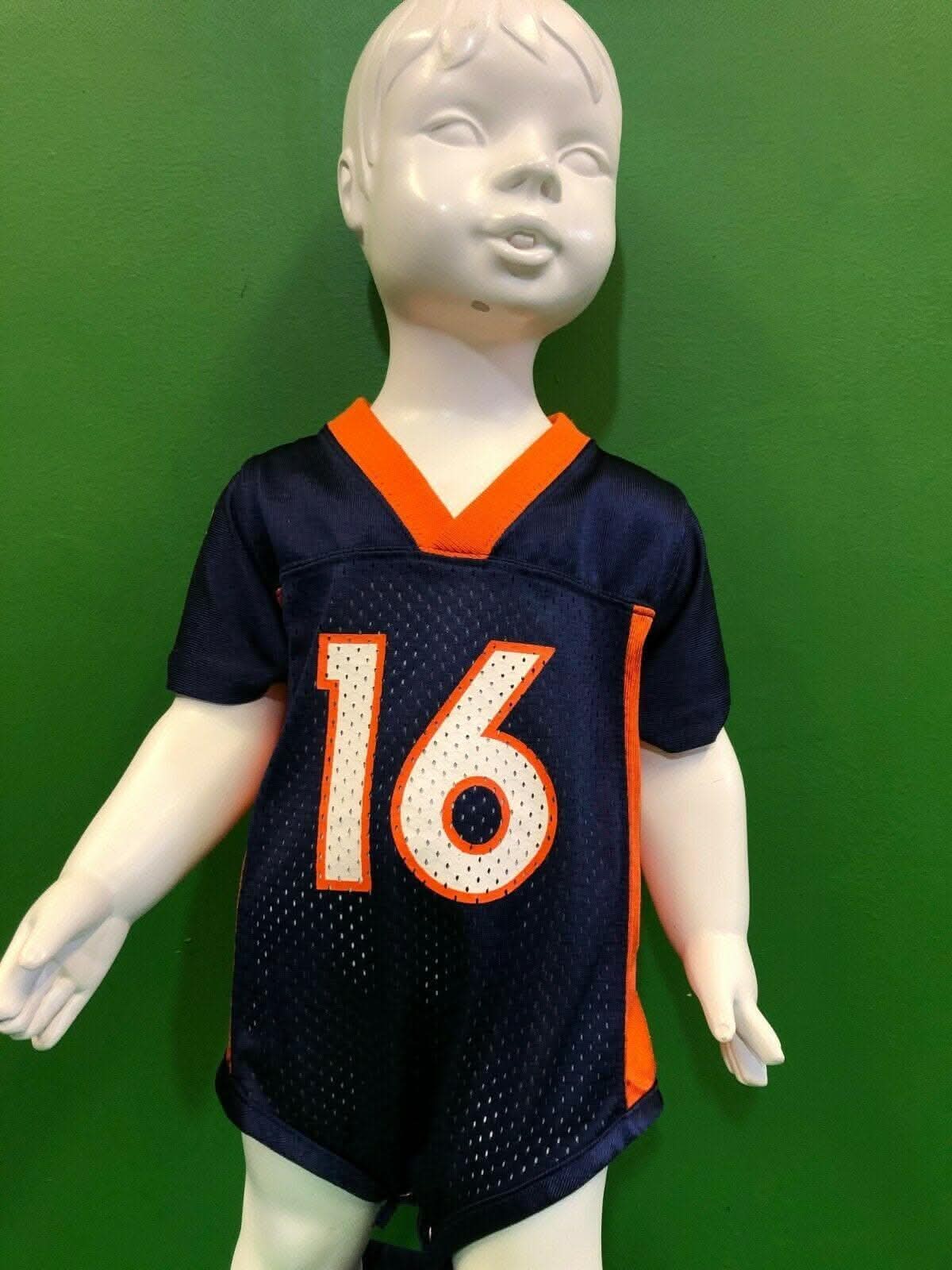 NFL Denver Broncos Jake Plummer #16 Jersey style Bodysuit/Vest 6-9 months