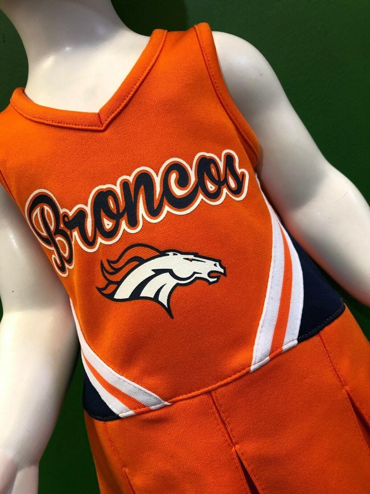 NFL Denver Broncos Cheerleader Dress So Cute! Toddler 18 months